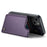 For iPhone 14 Plus Phone Case CASEME C22 Leather Back Cover with RFID Blocking Card Slots - Purple - 3
