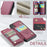 For iPhone XR Phone Case CASEME C22 Leather Back Cover with RFID Blocking Card Slots - Red - 6