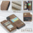For iPhone X / XS Phone Case CASEME C22 Leather Back Cover with RFID Blocking Card Slots - Brown - 6