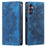 For Samsung Galaxy A05s 4G Case Shockproof Shell Magnetic Auto Closing PU Leather Cover - Blue - 1