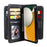 For Samsung Galaxy A15 5G Leather Case with 10 Card Holder Phone Cover Stand - Black - 6