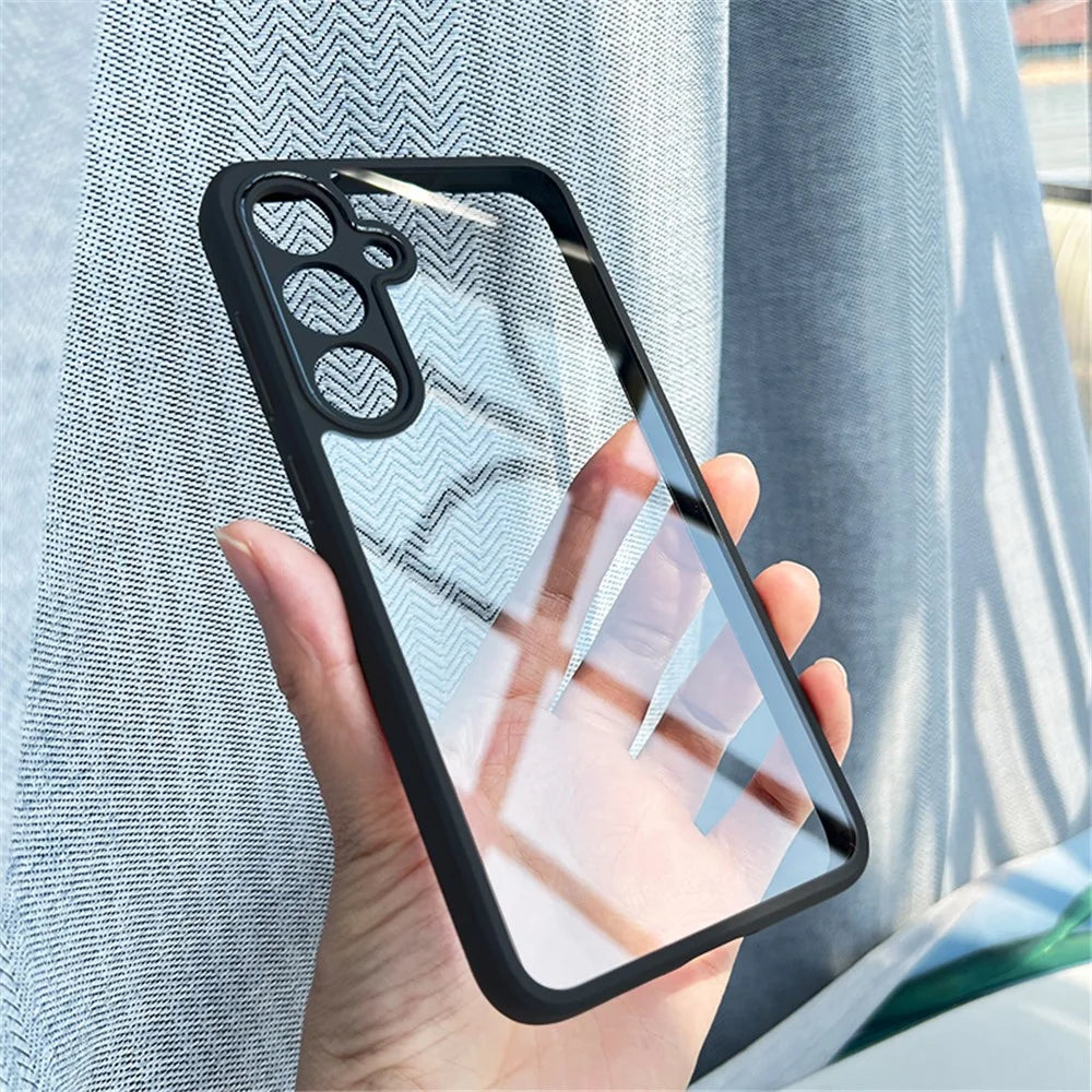 For Samsung Galaxy S24+ Case Anti-collision TPU + PC Phone Cover Dustproof Phone Shell - 2