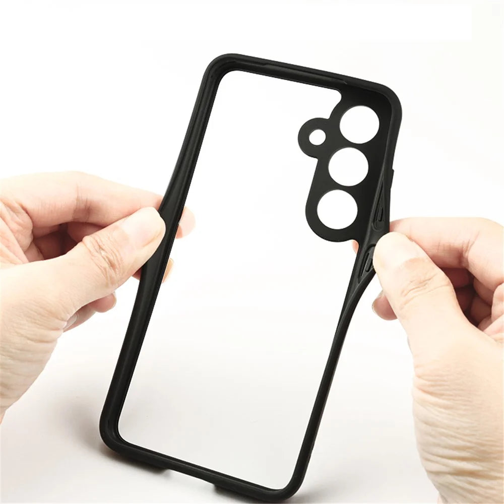 For Samsung Galaxy S24+ Case Anti-collision TPU + PC Phone Cover Dustproof Phone Shell - 3