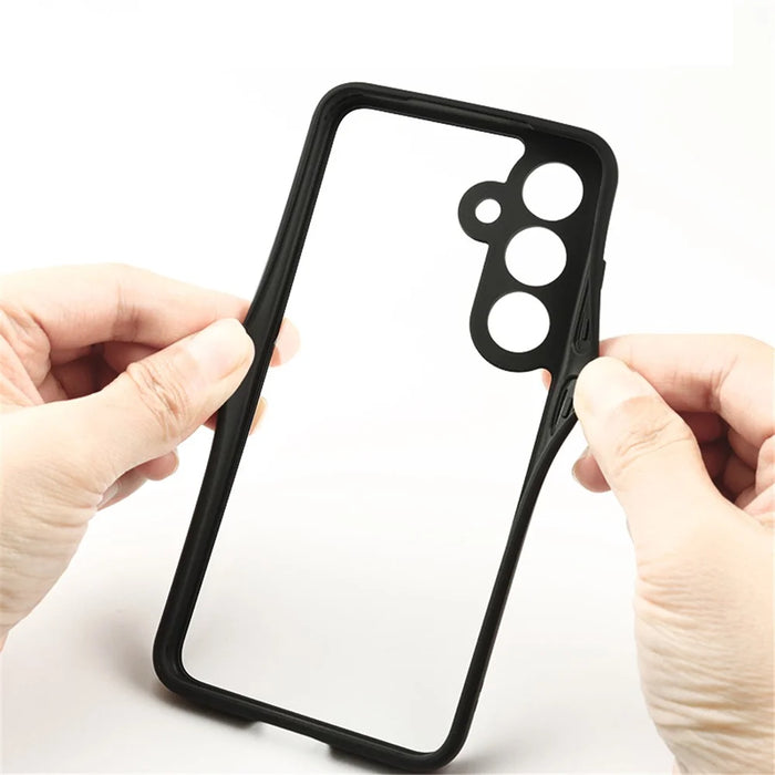 For Samsung Galaxy S24 Slim-Fit Dustproof Phone Shell TPU + PC Smartphone Case Cover - 3