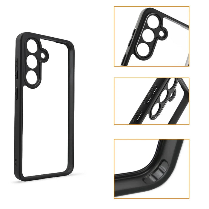 For Samsung Galaxy S24 Slim-Fit Dustproof Phone Shell TPU + PC Smartphone Case Cover - 6