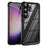 PC+TPU Phone Case for Samsung Galaxy S24+ Phone Cover with Anti-Drop Alloy Lens Frame - Black - 1