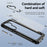 PC+TPU Phone Case for Samsung Galaxy S24+ Phone Cover with Anti-Drop Alloy Lens Frame - Black - 4