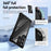 For Samsung Galaxy S24 Ultra Case Anti-fall PC + TPU Phone Protector with Alloy Lens Frame - Black - 5