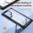 For Samsung Galaxy S24 Ultra Case Anti-fall PC + TPU Phone Protector with Alloy Lens Frame - Black - 7