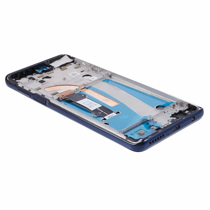 For Motorola Moto G 5G Plus XT2075 Grade B LCD Screen and Digitizer Assembly + Frame Replacement Part (without Logo) - Blue - 6