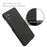 Phone Case for Samsung Galaxy S23 FE Anti-Scratch Phone Cover Cloth+PC Shell - Black - 4