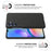 Shockproof Cover for Samsung Galaxy A05s 4G Case Cloth+PC Cell Phone Shell - Black - 5