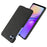 Smartphone Cover for Samsung Galaxy A05 4G Case Dustproof Cloth+PC Phone Shell - Black - 2