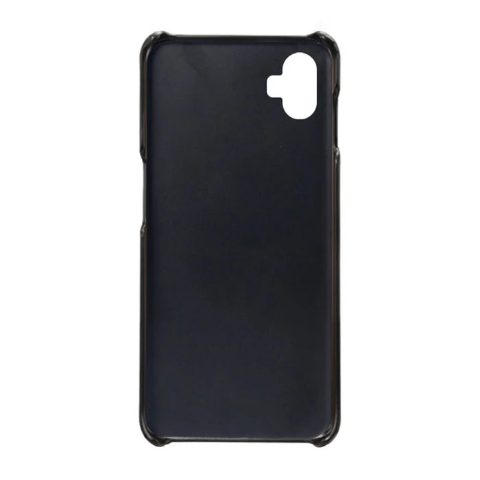 For Samsung Galaxy A05 4G Case Shockproof PU Leather+PC Card Holder Phone Back Shell - Black - 3