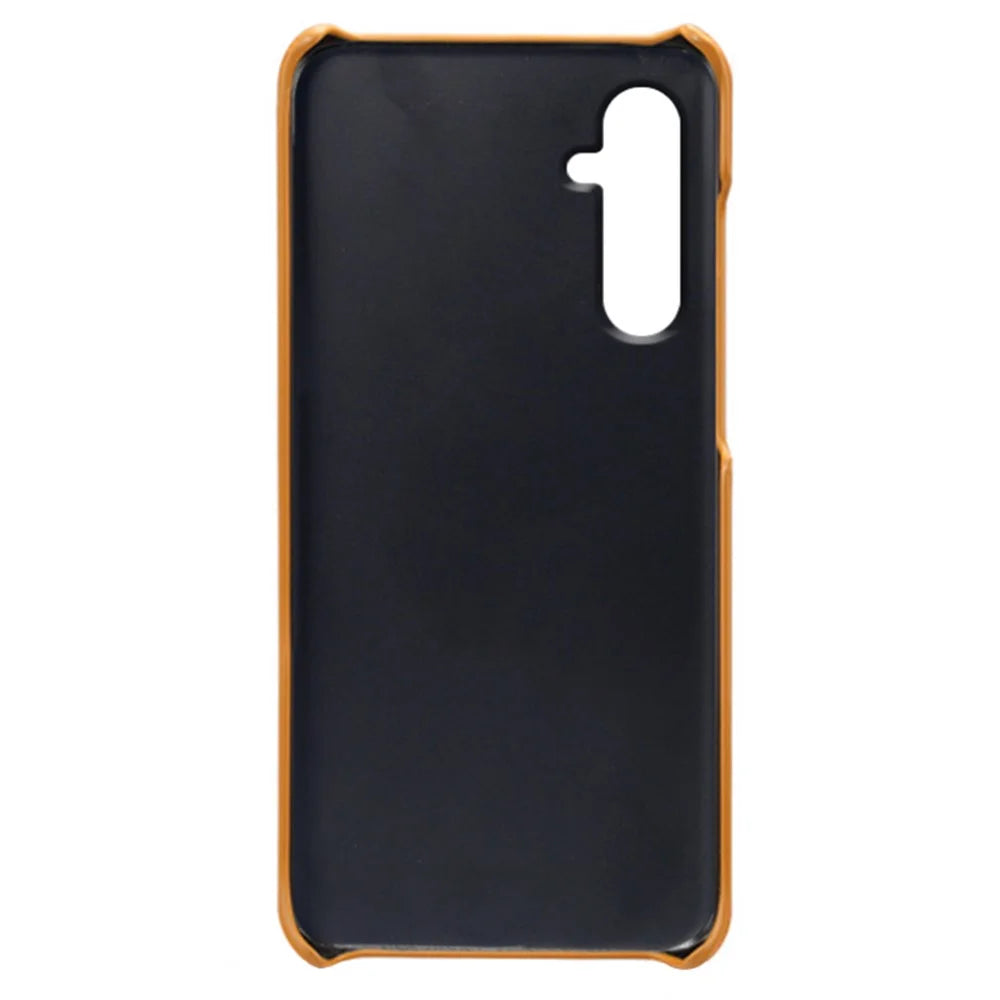 For Samsung Galaxy A05s 4G Case PU Leather + PC Cover Case Ultra-Thin Calf Texture Phone Shell - Orange - 4