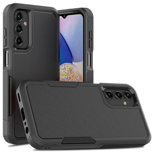 For Samsung Galaxy A15 5G Case PC+TPU Shock-Absorbing Phone Cover - Black - 1
