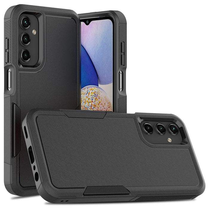 For Samsung Galaxy A15 5G Case PC+TPU Shock-Absorbing Phone Cover - Black - 1