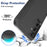 For Samsung Galaxy A15 5G Case PC+TPU Shock-Absorbing Phone Cover - Black - 2