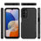 For Samsung Galaxy A15 5G Case PC+TPU Shock-Absorbing Phone Cover - Black - 6