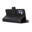 For Samsung Galaxy S23 FE Case 9 Card Slots PU Leather Zipper Pocket Wallet Phone Shell - Black - 4