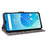For Umidigi G5 Mecha Case RFID Blocking Wallet Stand Phone Cover with Strap - Purple - 3