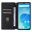 For Umidigi G5 Mecha Case Magnetic Closure Leather Wallet Imprinted Phone Cover - Black - 2