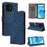 For Umidigi G5 / G5A Case RFID Blocking PU Leather Smartphone Cover with Strap - Blue - 5