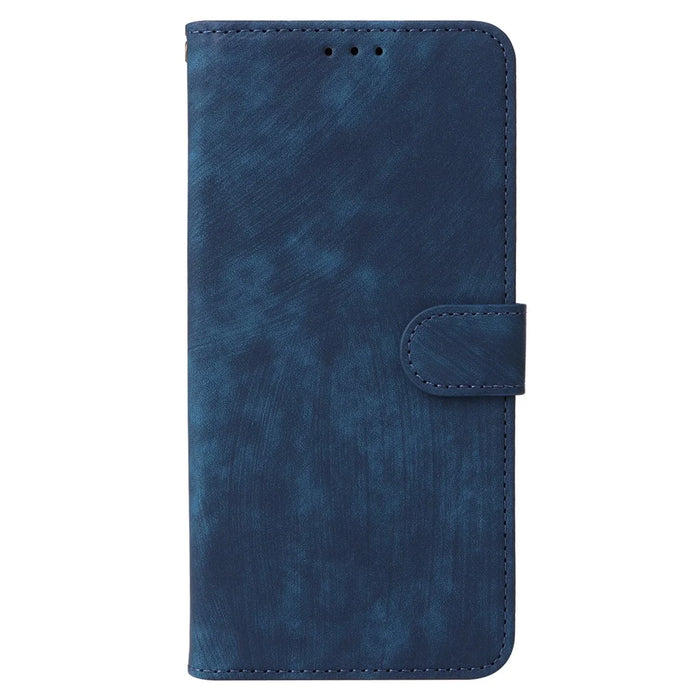For Umidigi G5 / G5A Case RFID Blocking PU Leather Smartphone Cover with Strap - Blue - 6
