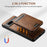 SUTENI H15 For Google Pixel 8 Detachable Phone Case Card Holder Kickstand Cover - Brown - 5