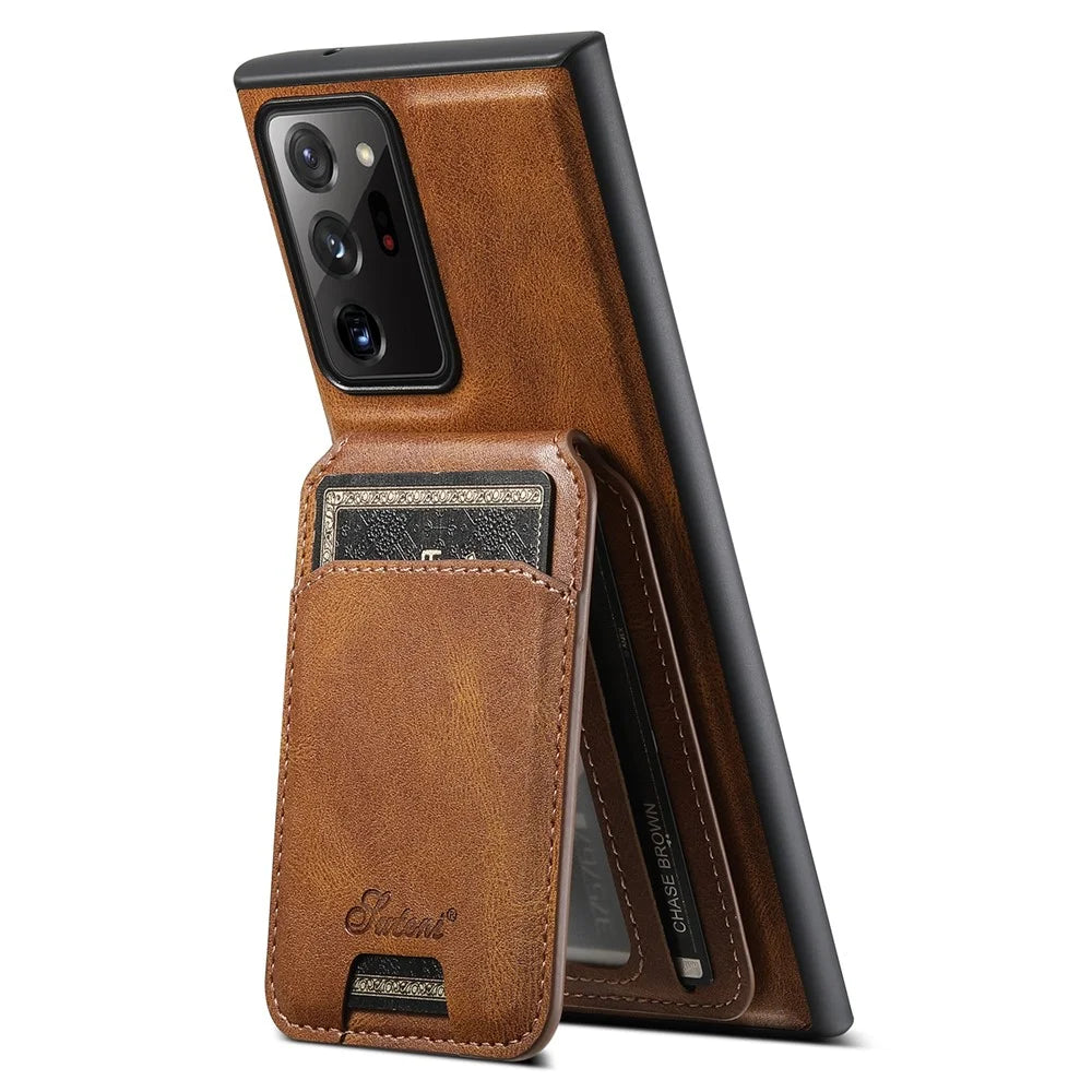 SUTENI H15 For Samsung Galaxy Note20 Ultra / Note20 Ultra 5G Phone Case Detachable Phone Cover - Brown - 2