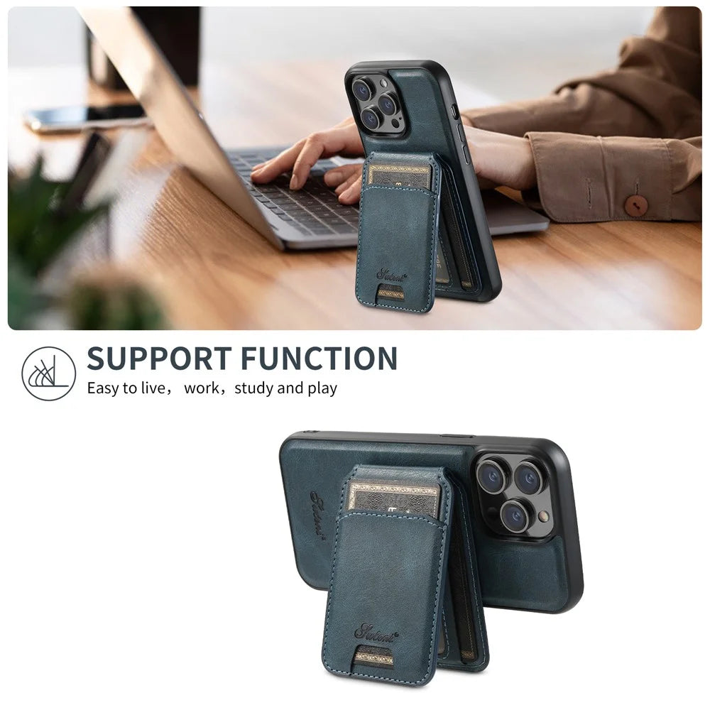 SUTENI H15 For iPhone 13 Pro Max Case Detachable Phone Cover Compatible with Magsafe - Blue - 5