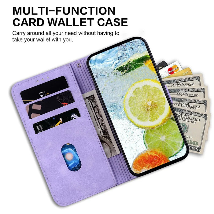 For Samsung Galaxy S24 Ultra Case Double 8-Shape Flip PU Leather Phone Cover - Purple - 2