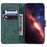 For Samsung Galaxy S24 Case Scratch Resistant Phone Shell Imprinted PU Leather Cover - Green - 2