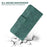 For Samsung Galaxy S24 Case Scratch Resistant Phone Shell Imprinted PU Leather Cover - Green - 6