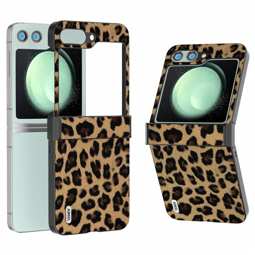 ABEEL For Samsung Galaxy Z Flip5 5G Case Anti-Shock Hinge Protection Phone Cover - Champagne Gold - 1
