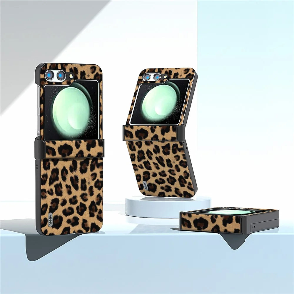 ABEEL For Samsung Galaxy Z Flip5 5G Case Anti-Shock Hinge Protection Phone Cover - Champagne Gold - 2