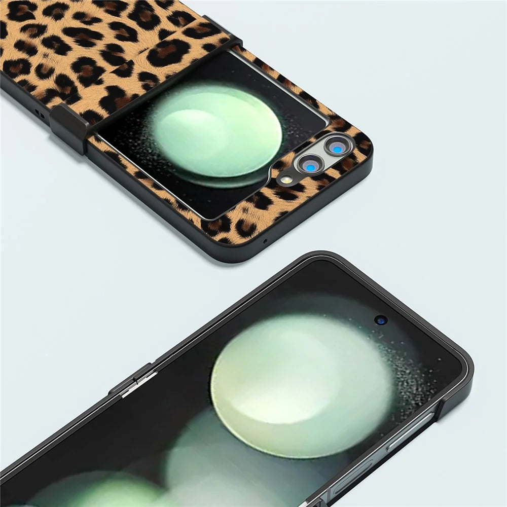 ABEEL For Samsung Galaxy Z Flip5 5G Case Anti-Shock Hinge Protection Phone Cover - Champagne Gold - 3