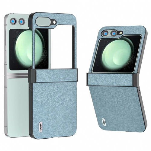 ABEEL For Samsung Galaxy Z Flip5 5G Phone Case Hinge Protection Ultra-thin Shell Cover - Baby Blue - 1