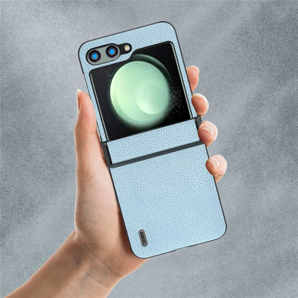ABEEL For Samsung Galaxy Z Flip5 5G Phone Case Hinge Protection Ultra-thin Shell Cover - Baby Blue - 6