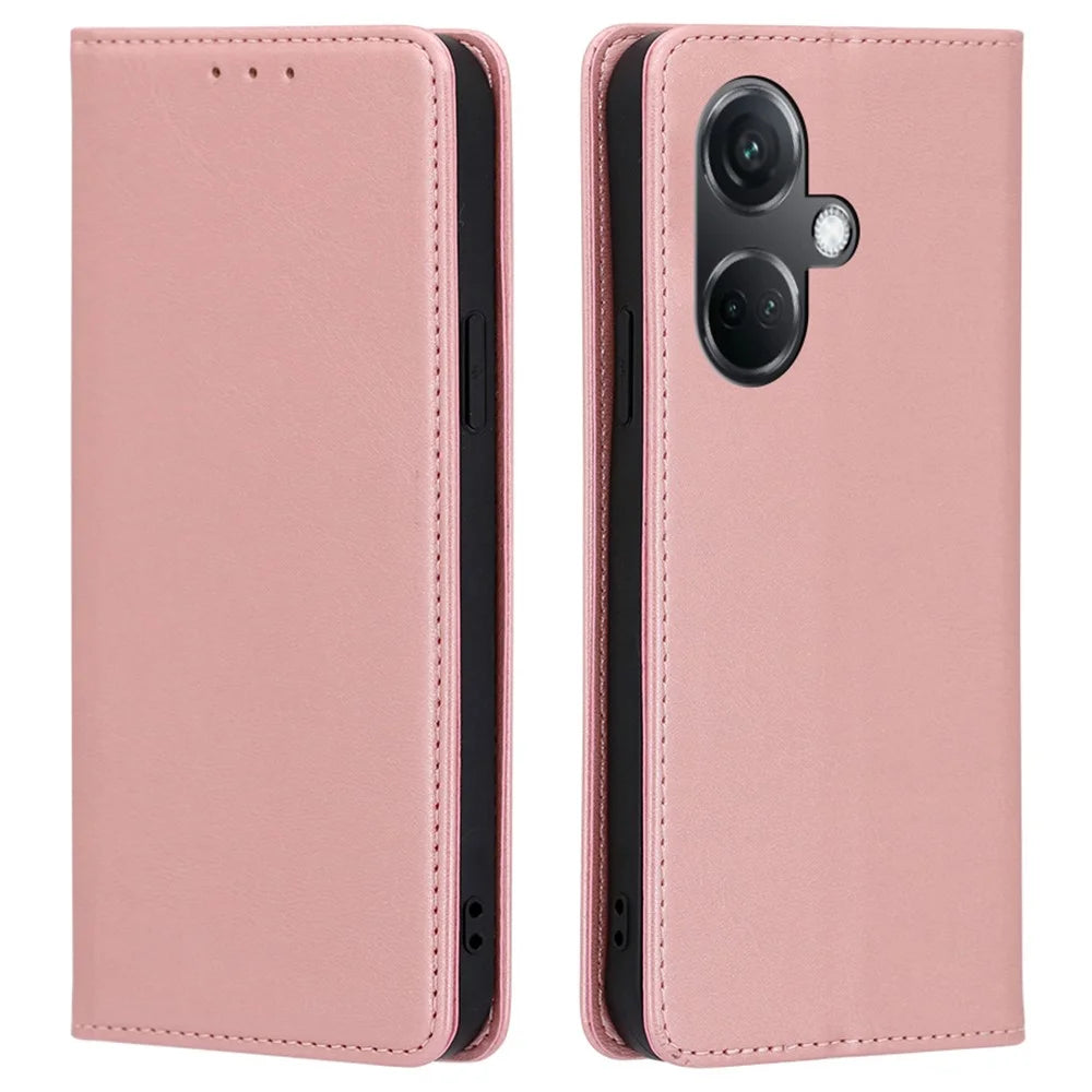 For OnePlus Nord CE3 5G Case Shockproof Leather Phone Cover - Rose Gold - 1