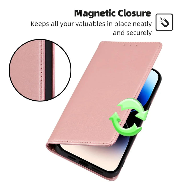 For OnePlus Nord CE3 5G Case Shockproof Leather Phone Cover - Rose Gold - 4