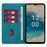 For Nokia G42 Case Leather Calf Texture Phone Protector with Magnetic Closure - Baby Blue - 2