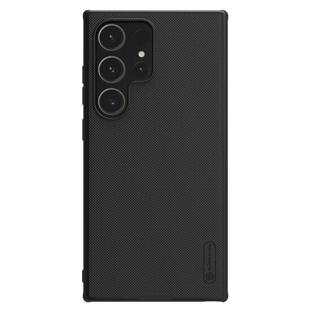 NILLKIN Frosted Shield Pro for Samsung Galaxy S24 Ultra Case Magnetic PC+TPU Anti-drop Phone Protector - Black - 1