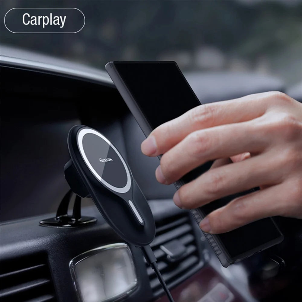 NILLKIN Frosted Shield Pro for Samsung Galaxy S24 Ultra Case Magnetic PC+TPU Anti-drop Phone Protector - Black - 5