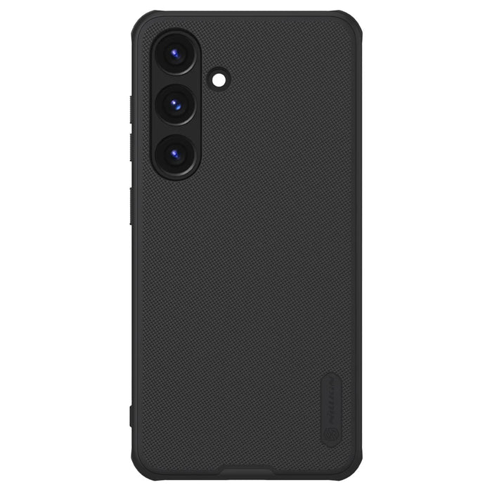 NILLKIN Super Frosted Shield Pro for Samsung Galaxy S24 Case PC+TPU Anti-drop Back Cover - Black - 1