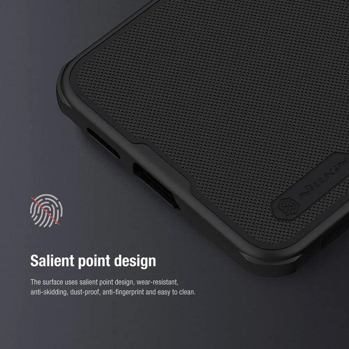 NILLKIN Super Frosted Shield Pro for Samsung Galaxy S24 Case PC+TPU Anti-drop Back Cover - Black - 6