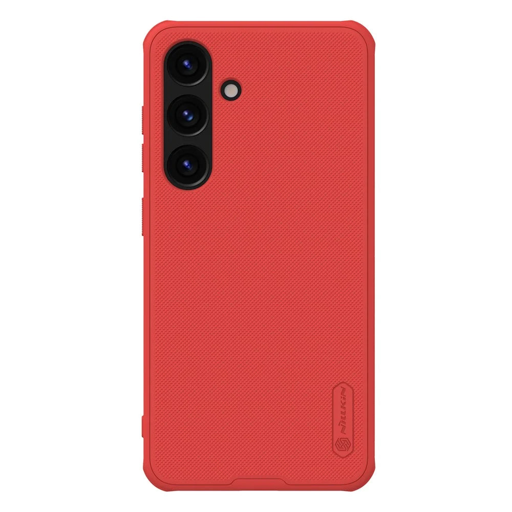 NILLKIN Super Frosted Shield Pro for Samsung Galaxy S24+ Case Cell Phone PC+TPU Protector Cover - Red - 1