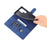 AZNS For Samsung Galaxy S24 Ultra Case Leather Protected Fully Folio Flip Stand Phone Shell - Blue - 6