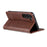 AZNS For Samsung Galaxy S24+ Case Scratch-resistant PU Leather+TPU Stand Phone Protector - Coffee - 4