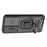 For Samsung Galaxy S24 Case Shockproof PC + TPU Slide Lens Kickstand Phone Cover - Black - 3